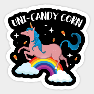 Uni-Candy Corn Sticker